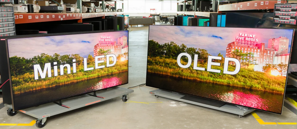 مقایسه تلویزیون OLED با mini LED?