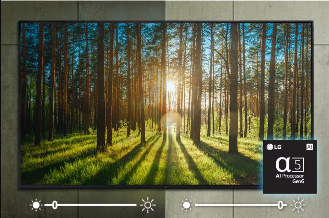 تلویزیون ال ای دی 4K ال جی مدل UR80006 سایز 55 اینچ محصول 2023