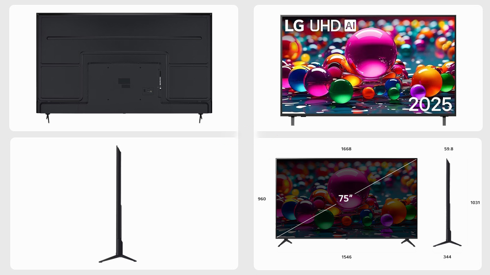  تلویزیون 4K (فورکی) ال جی 75UA8450